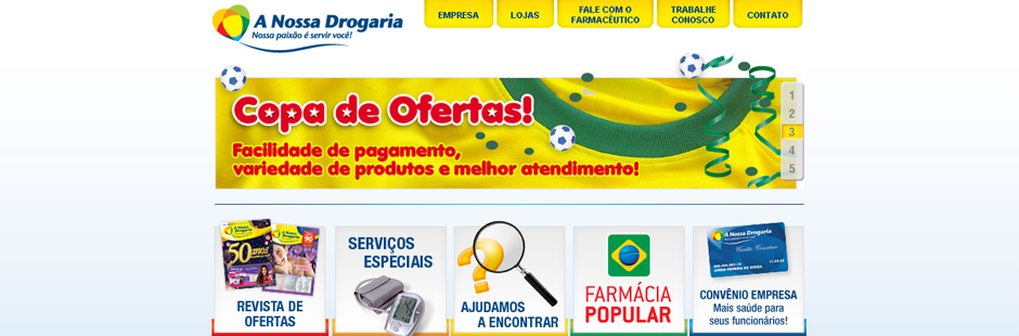 Página inicial do projeto