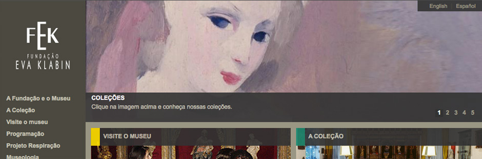 Página inicial do projeto