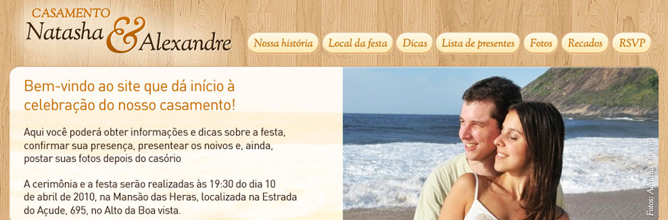 Página inicial do projeto